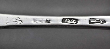 Queen Anne Brittania Silver Dognose Spoon